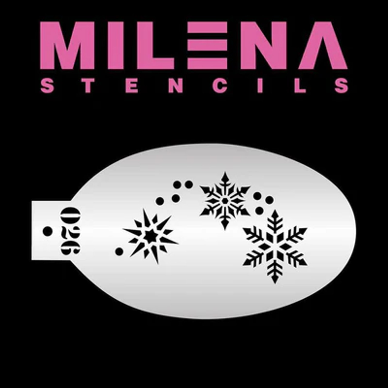 Milena Stencil - Snowflakes O26
