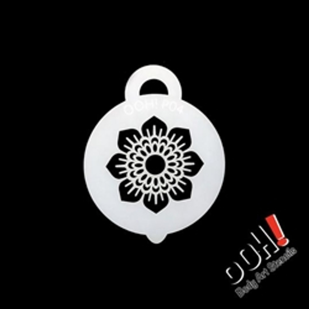 Henna Sunflower Petite Ooh! Stencil