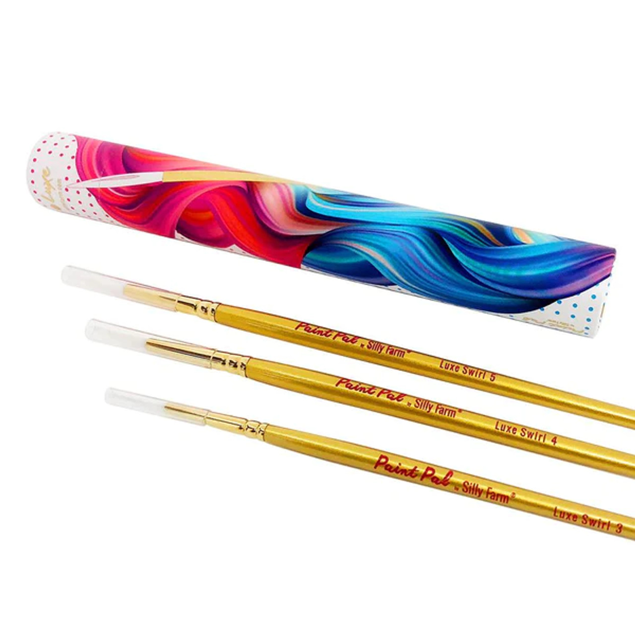 Paint Pal Luxe Swirl Brushes - Sizes 3, 4 or 5