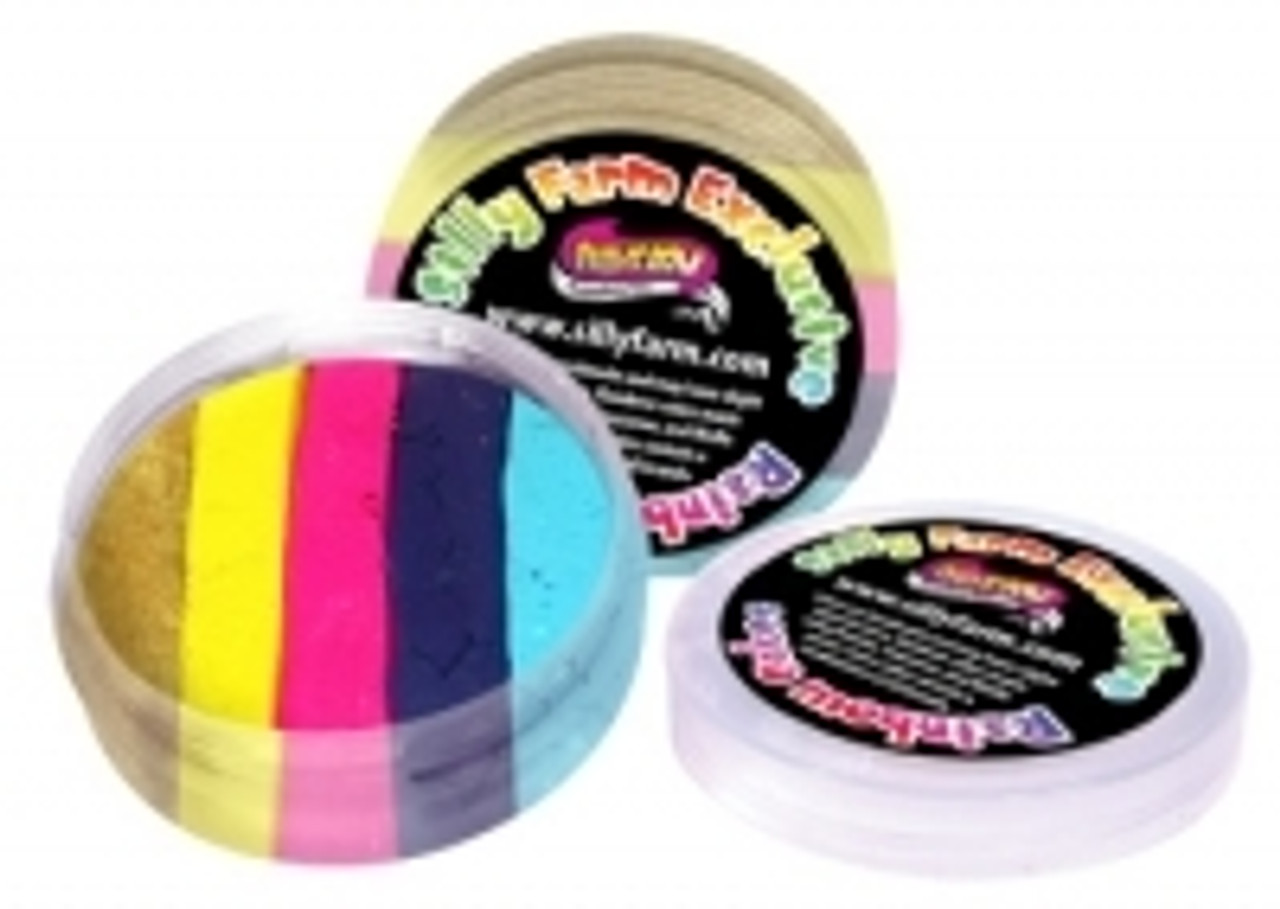 Round Flutterfly Rainbow Cake Round Flutterfly Rainbow Cake