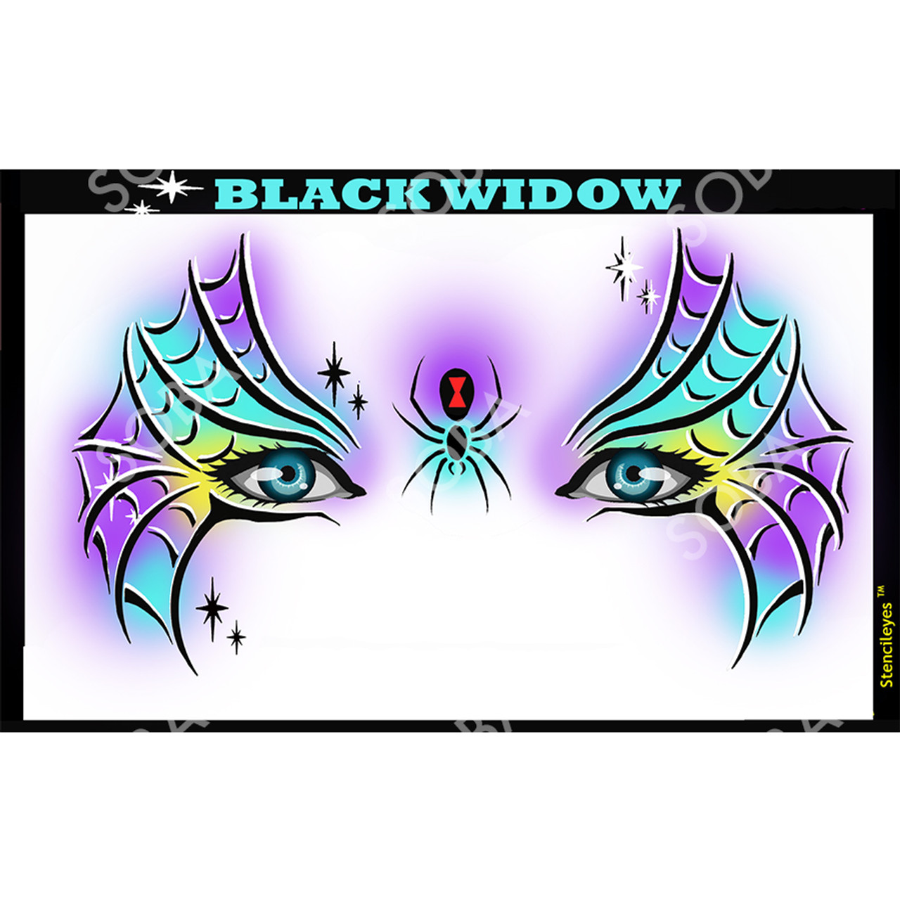 Black Widow StencilEyes