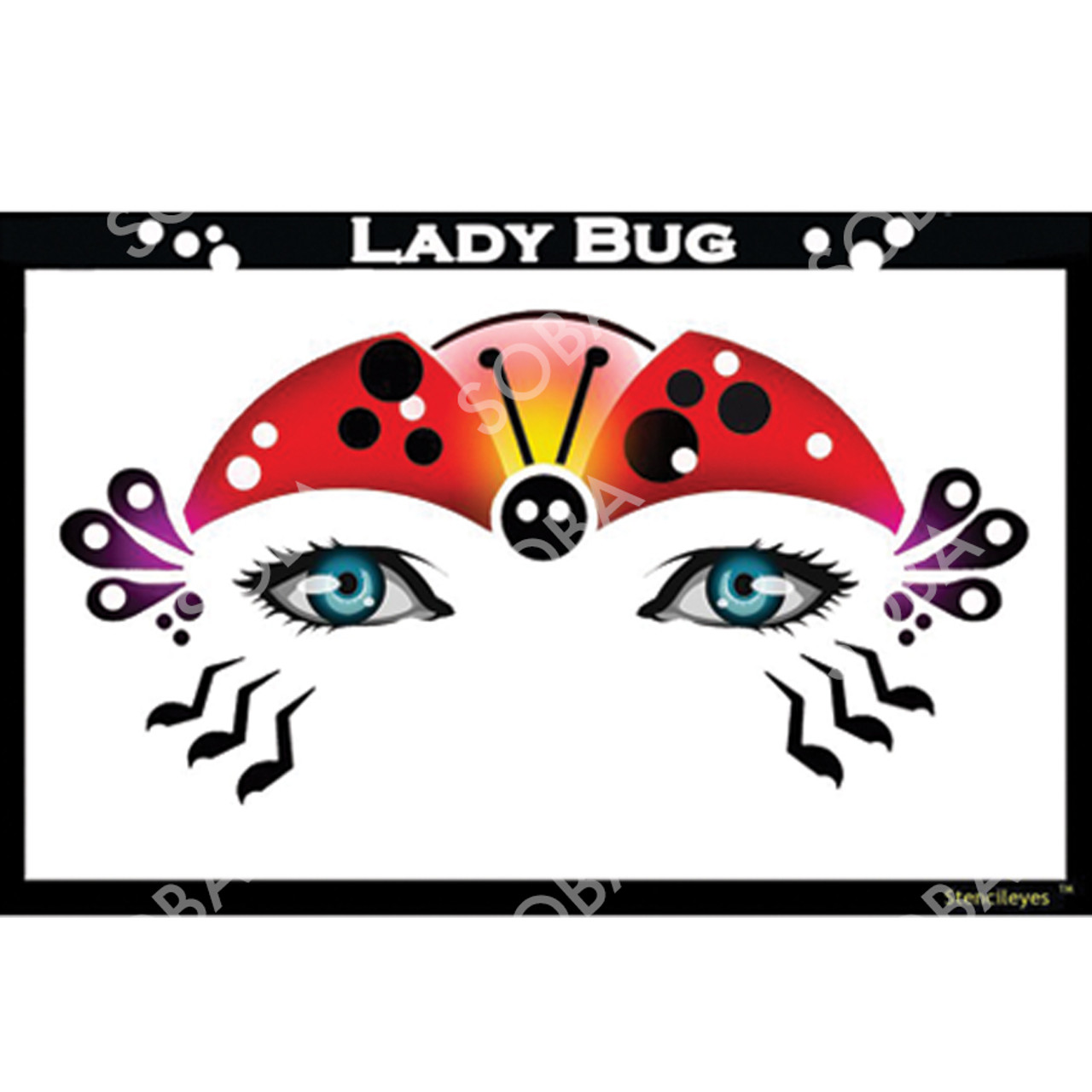 ONE SIZE Lady Bug StencilEyes