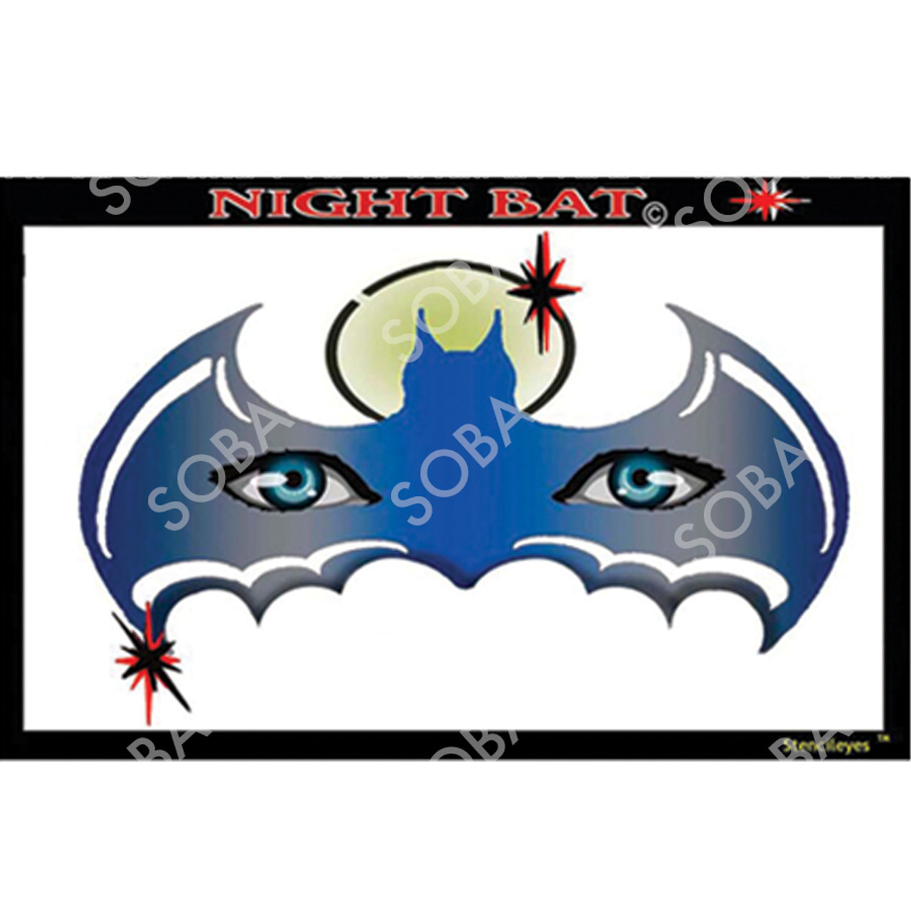 ADULT Night Bat StencilEyes