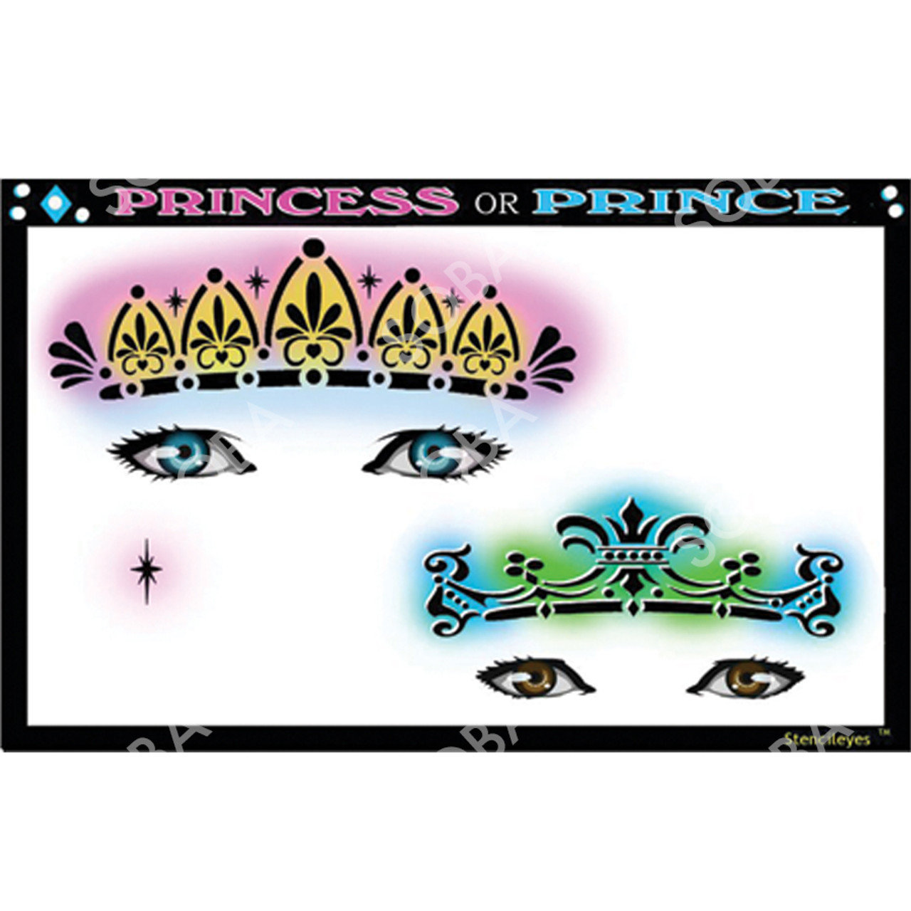 ONE SIZE Prince/Princess StencilEyes