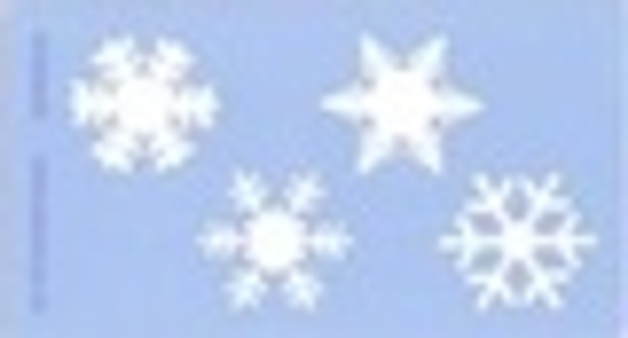 Snowflakes Mylar Stencil - Snazaroo