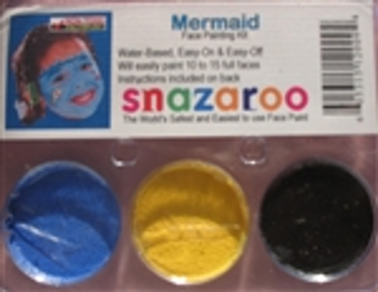 Mermaid 3 Color Face Paint Theme Kit