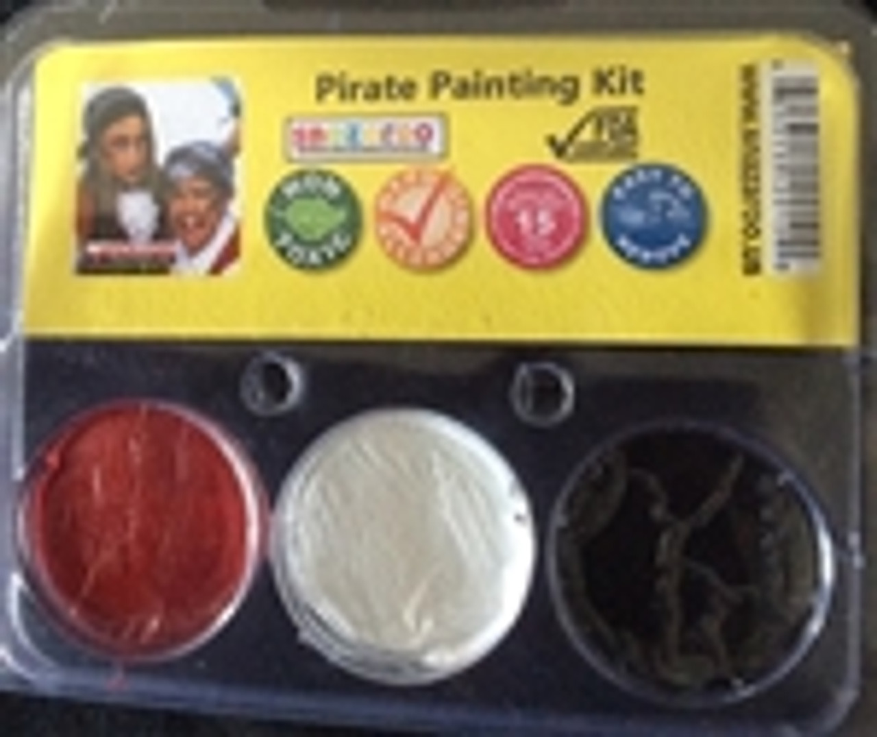 Pirate 3 Color Face Paint Theme Kit