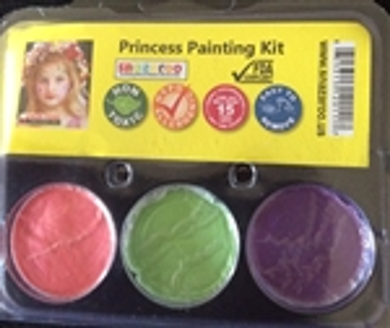 Princess 3 Color Face Paint Theme Kit