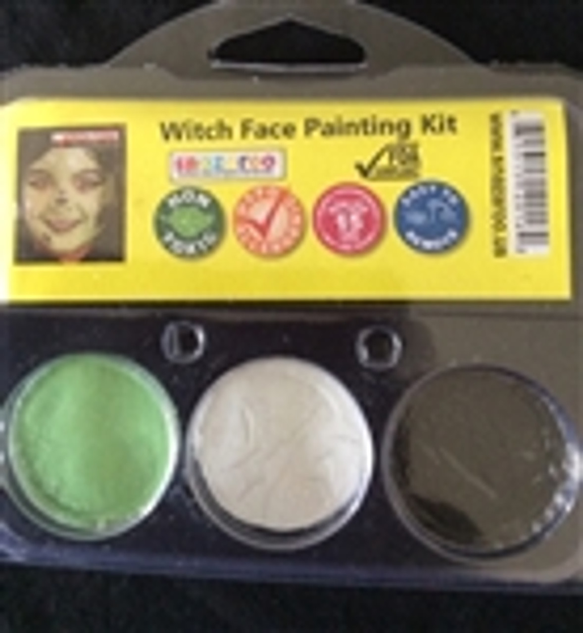 Witch 3 Color Face Paint Theme Kit