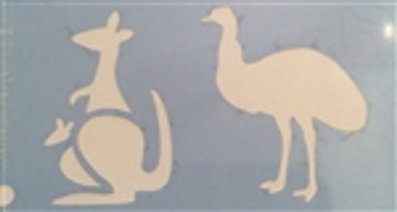 Kangaroo and Ostrich Mylar