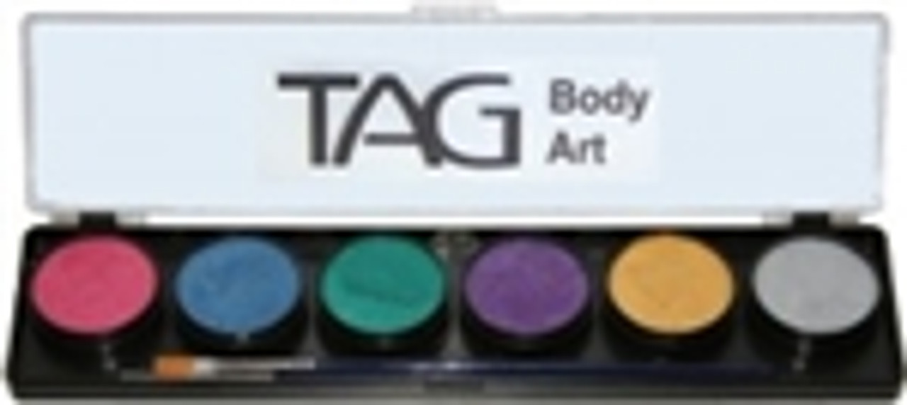 TAG Face & Body Paint - Pearl Palette 6 x 10g