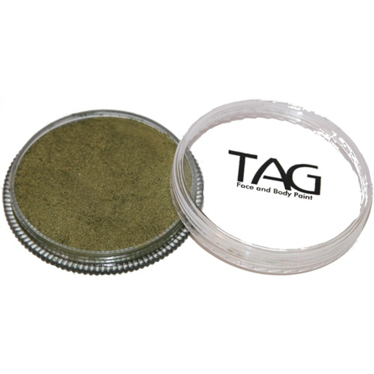 Pearl Bronze Green Face Paint - TAG