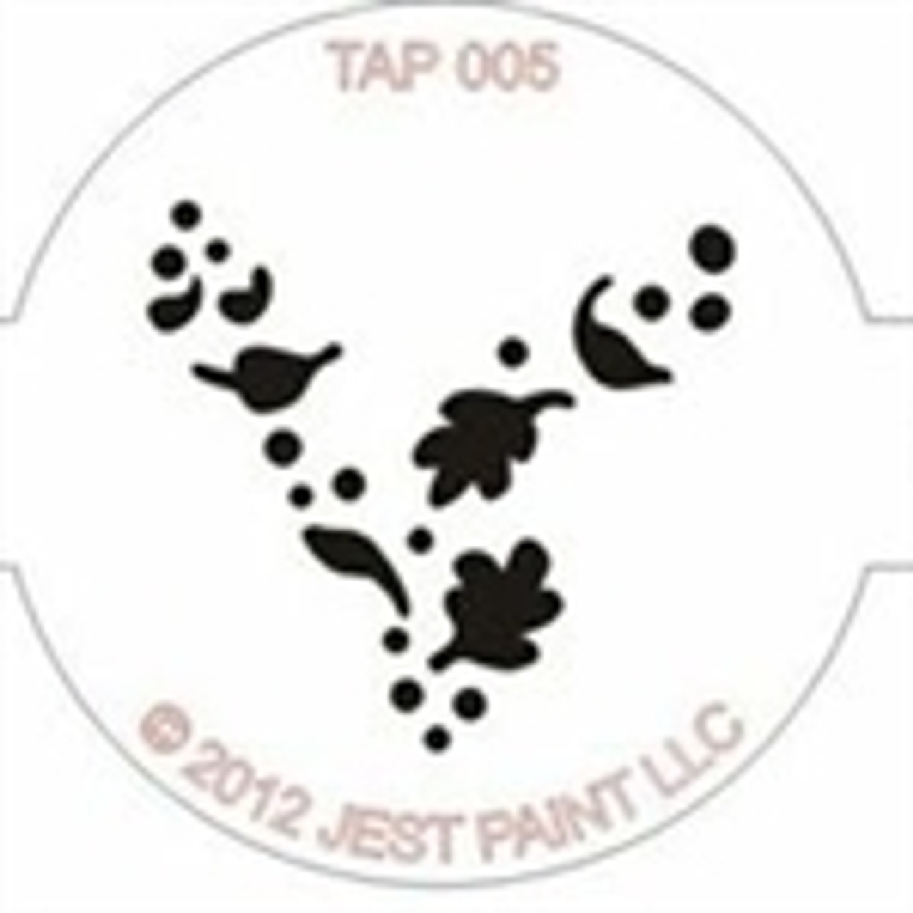 TAP 005 Face Painting Stencil - Wind Dust