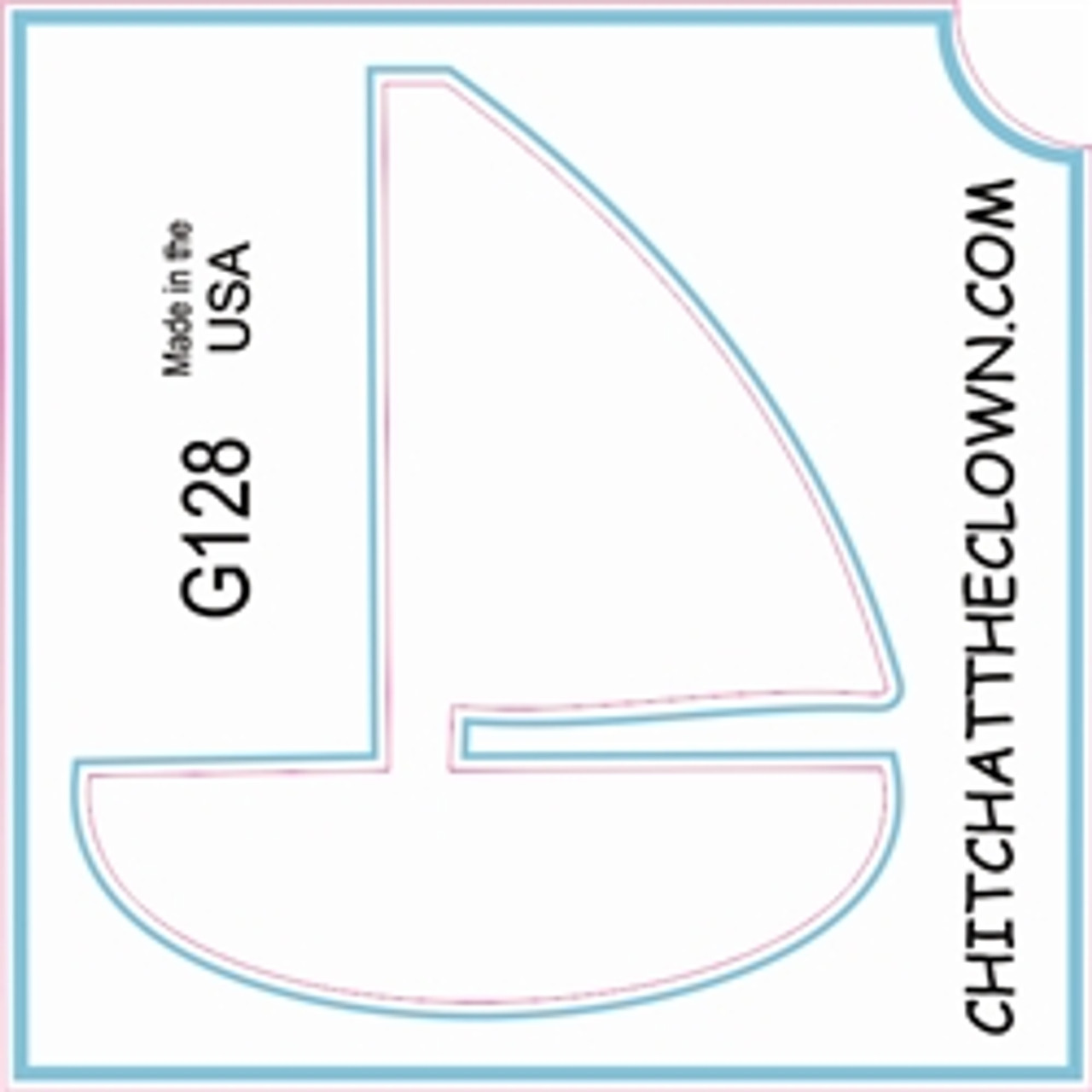 TATC- G128 Sailboat 3 Layer Stencil