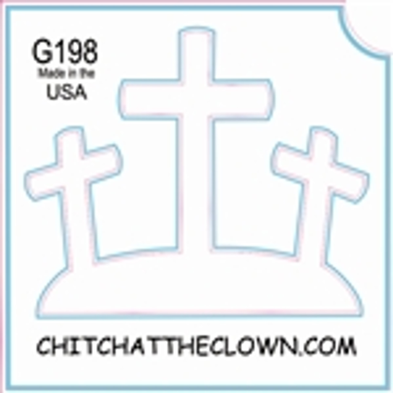 TATC- G198 Crosses 3 Layer Stencil