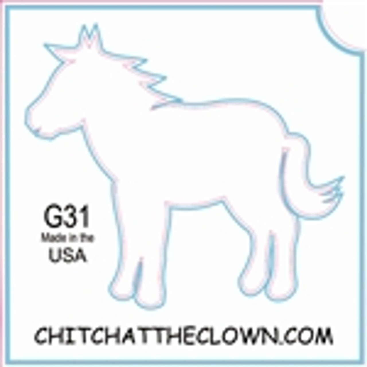 TATC- G31 Horse 3 Layer Stencil