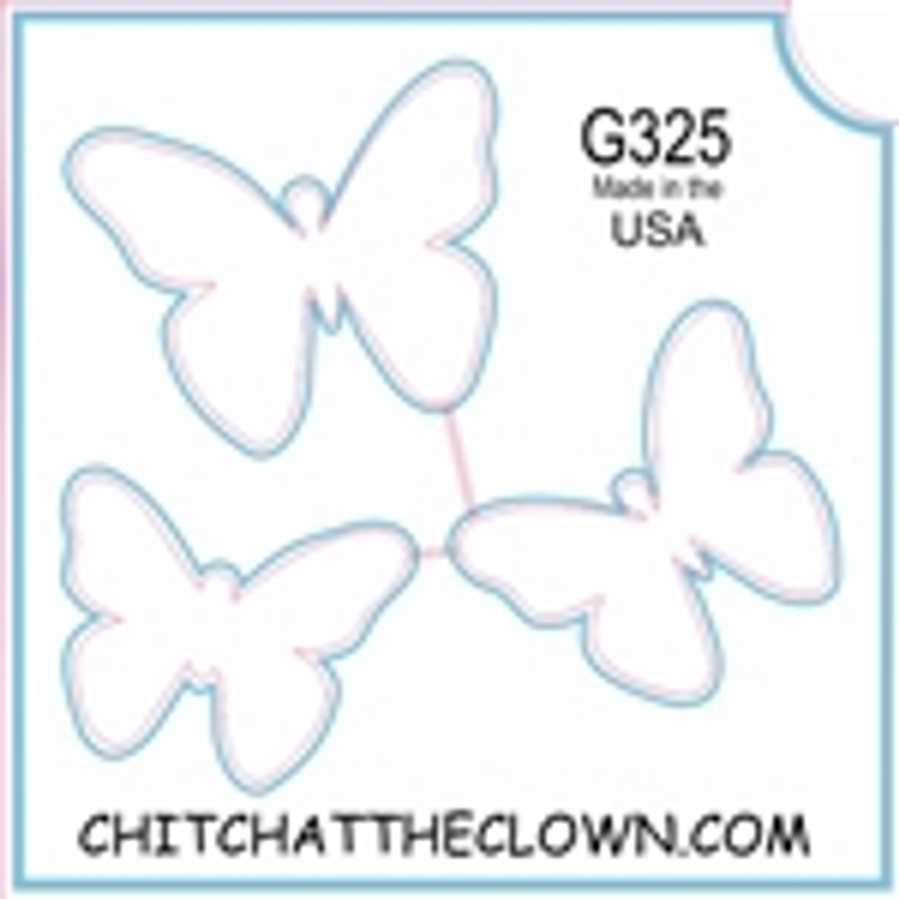 TATC- G325 3 Butterfly 3 Layer Stencil