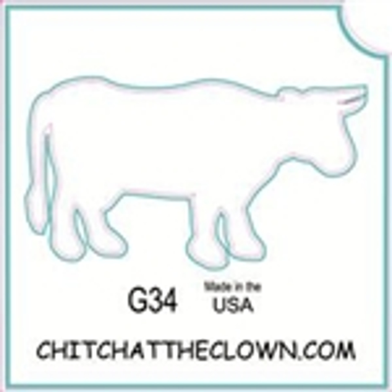 TATC- G34 Cow 3 Layer Stencil