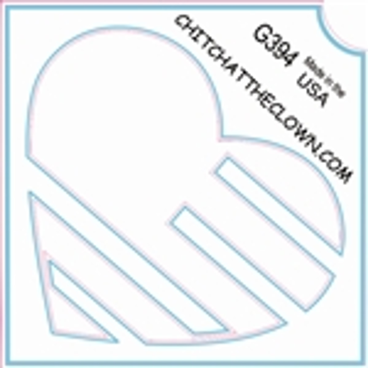 TATC- G394 Heart USA 3 Layer Stencil