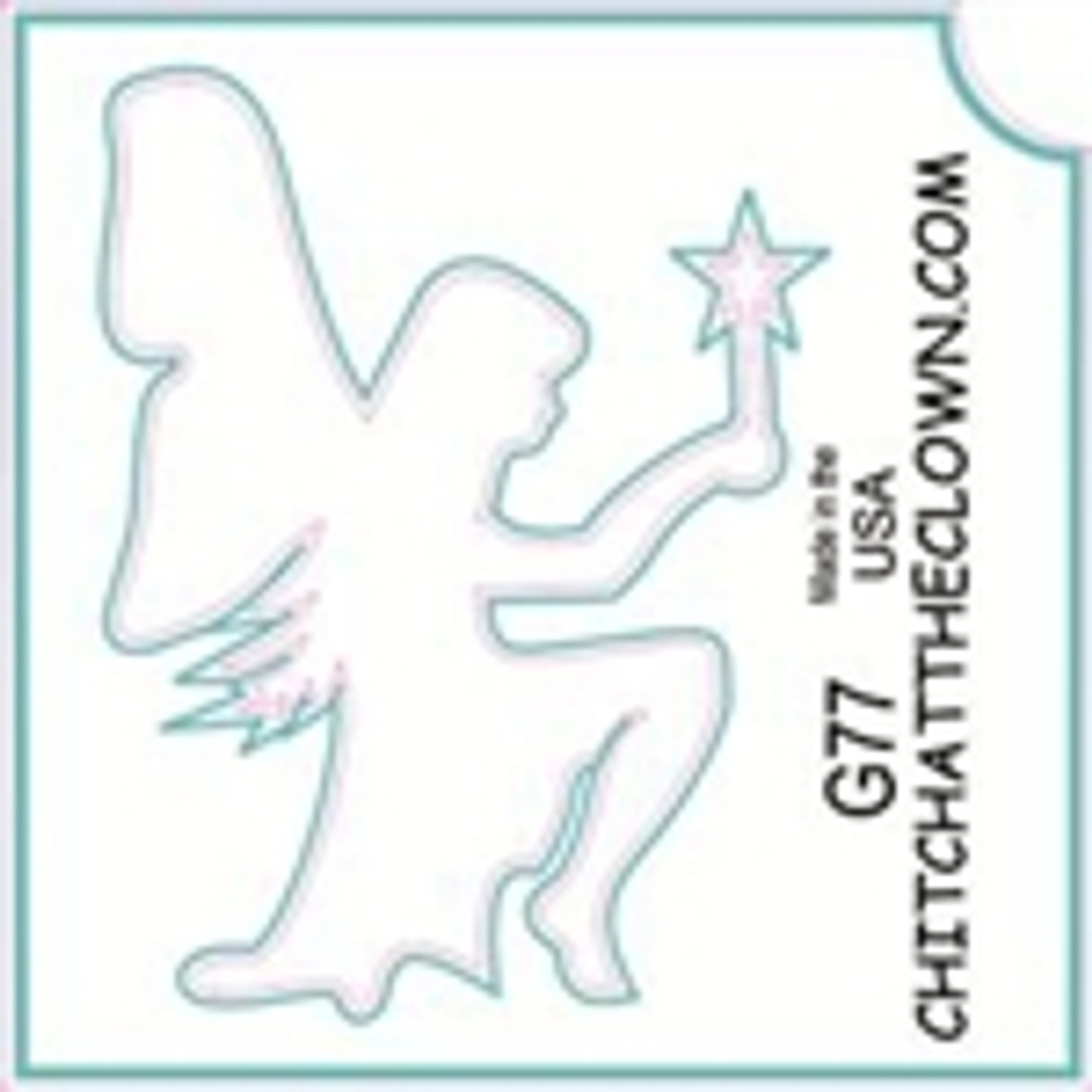 TATC- G77 Fairy Sitting 3 Layer Stencil