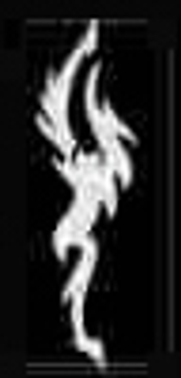 Devil Flame -  3 Layer Stencil