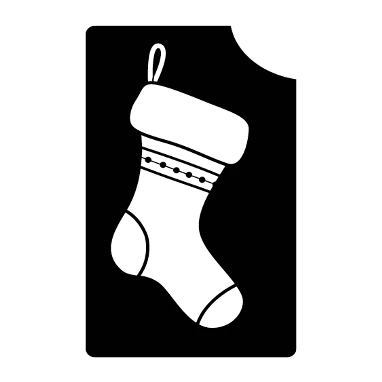 Christmas Stocking 5 pack -  3 Layer Stencil