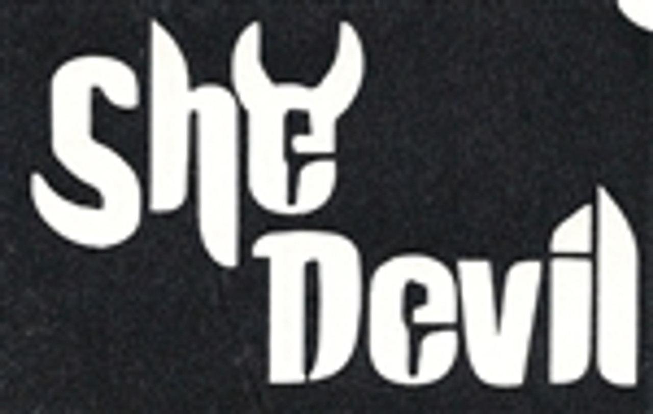 She Devil Word -  3 Layer Stencil