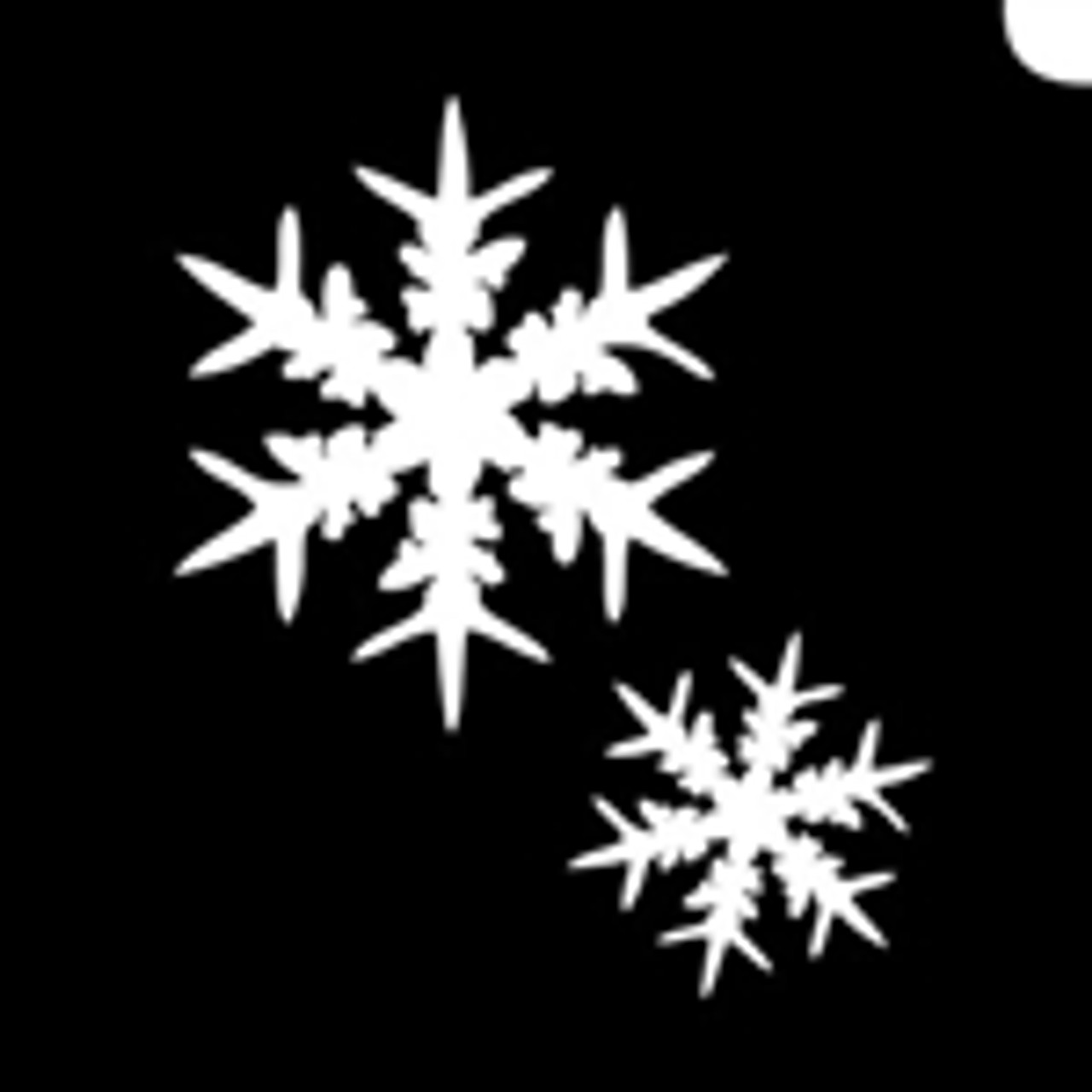 Twin Flakes - 3 Layer Stencil 5 pack