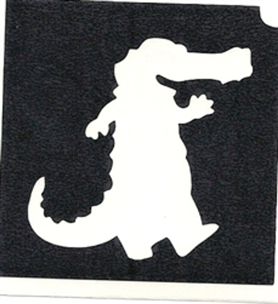 Crocodile Toon -  2 Layer Stencil