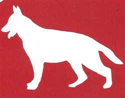 German Shephard 2 Layer Stencil Box 39