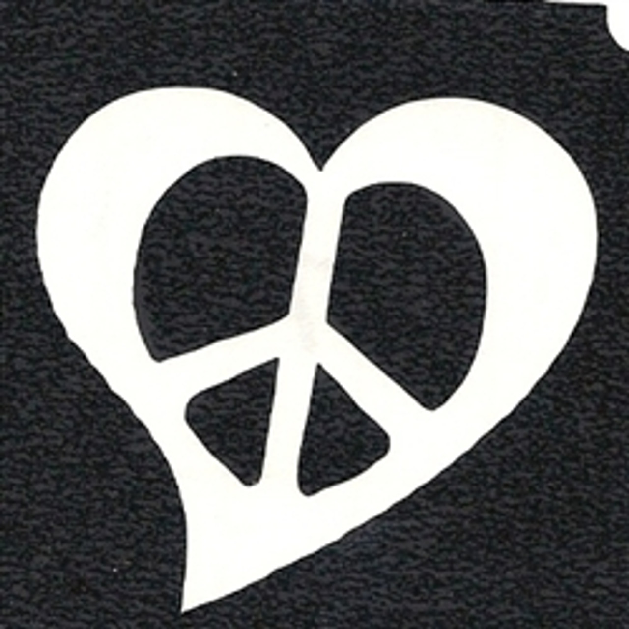 Peace Heart -  2 Layer Stencil Box 6