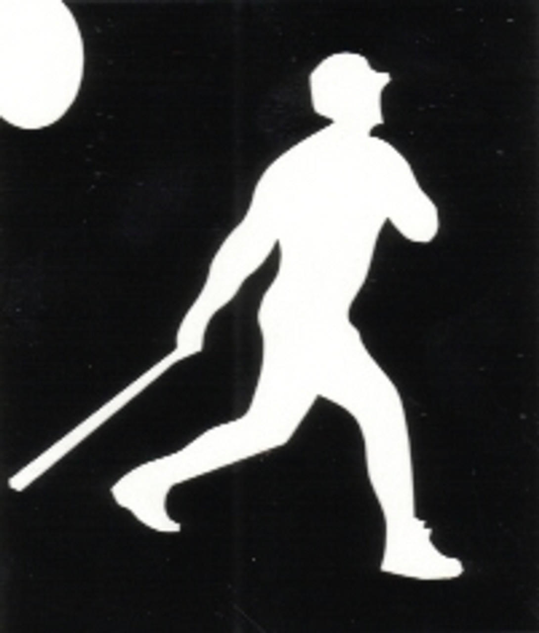 Baseball Runner -  2 Layer Stencil Box 4