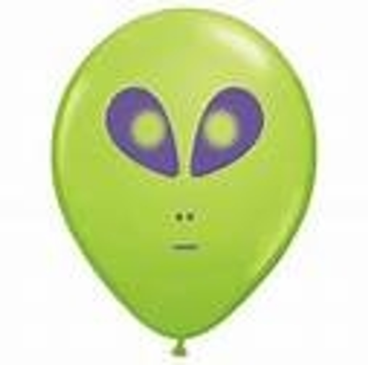 5" Alien Head Green 100ct - Qualatex