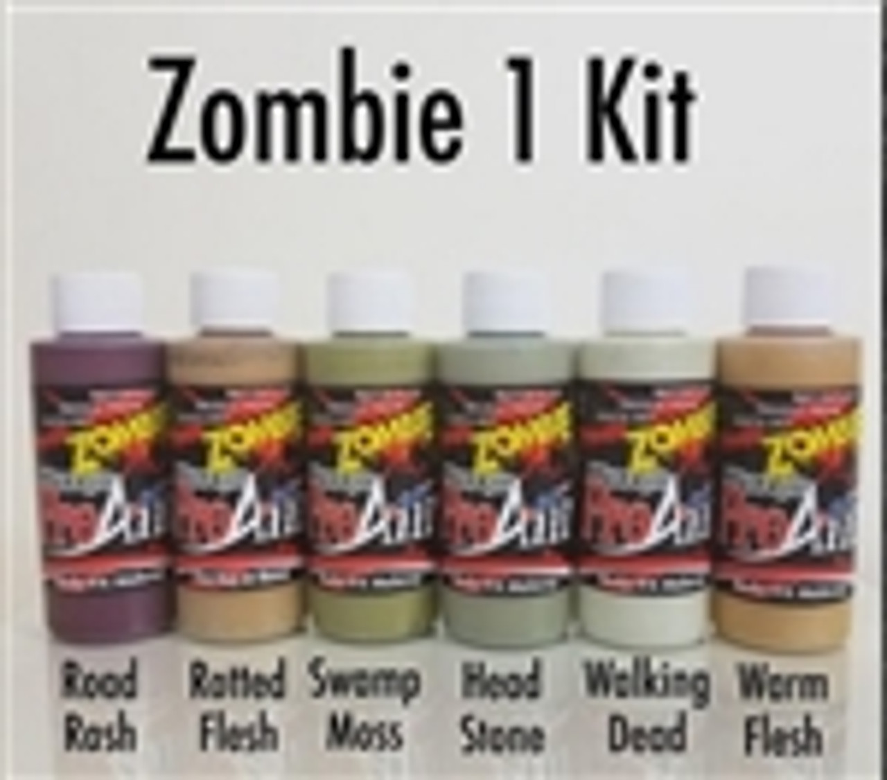 Zombie 1 - 6 Pack Color Kit 1oz. ProAiir Hybrid