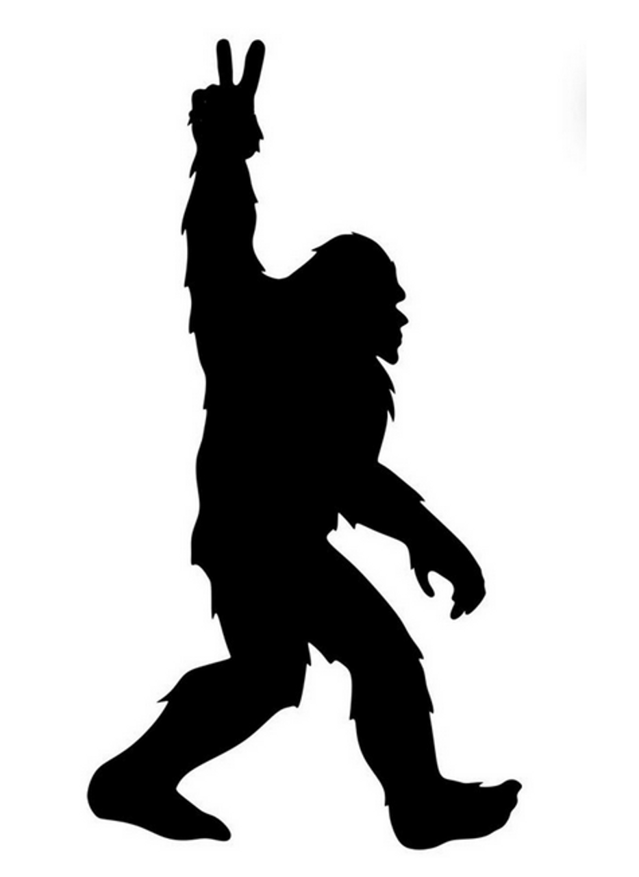 Sasquatch Peace Car or Stick on Decal