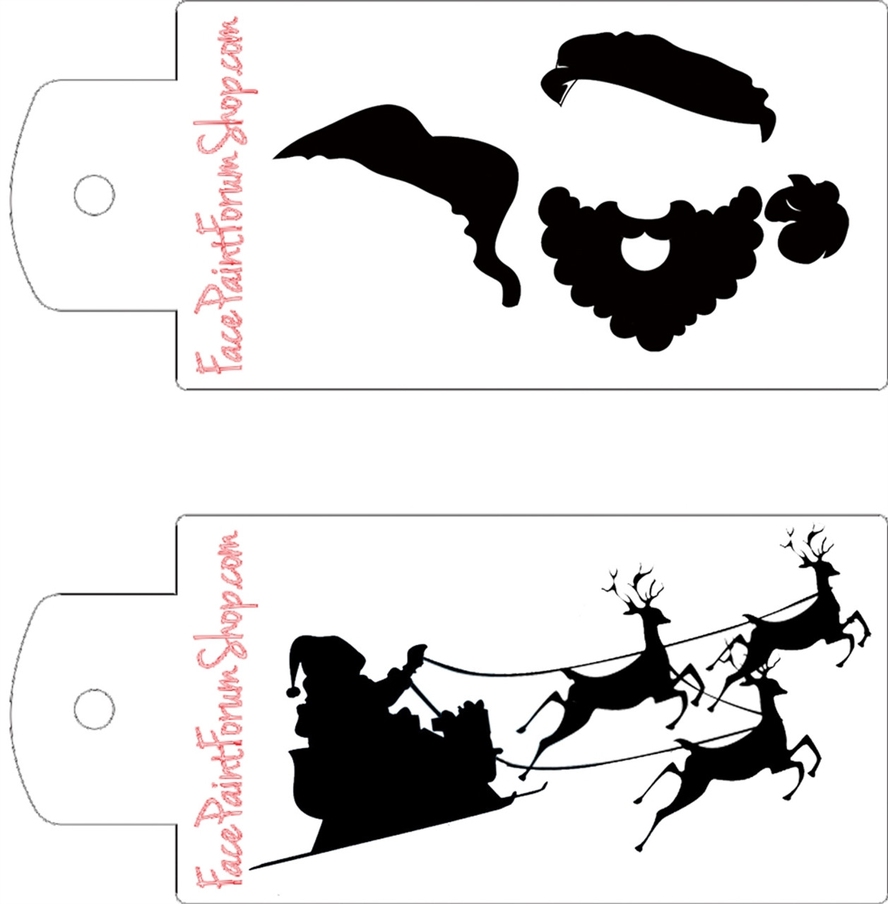 Boost Stencil Set | Santa and Sleigh