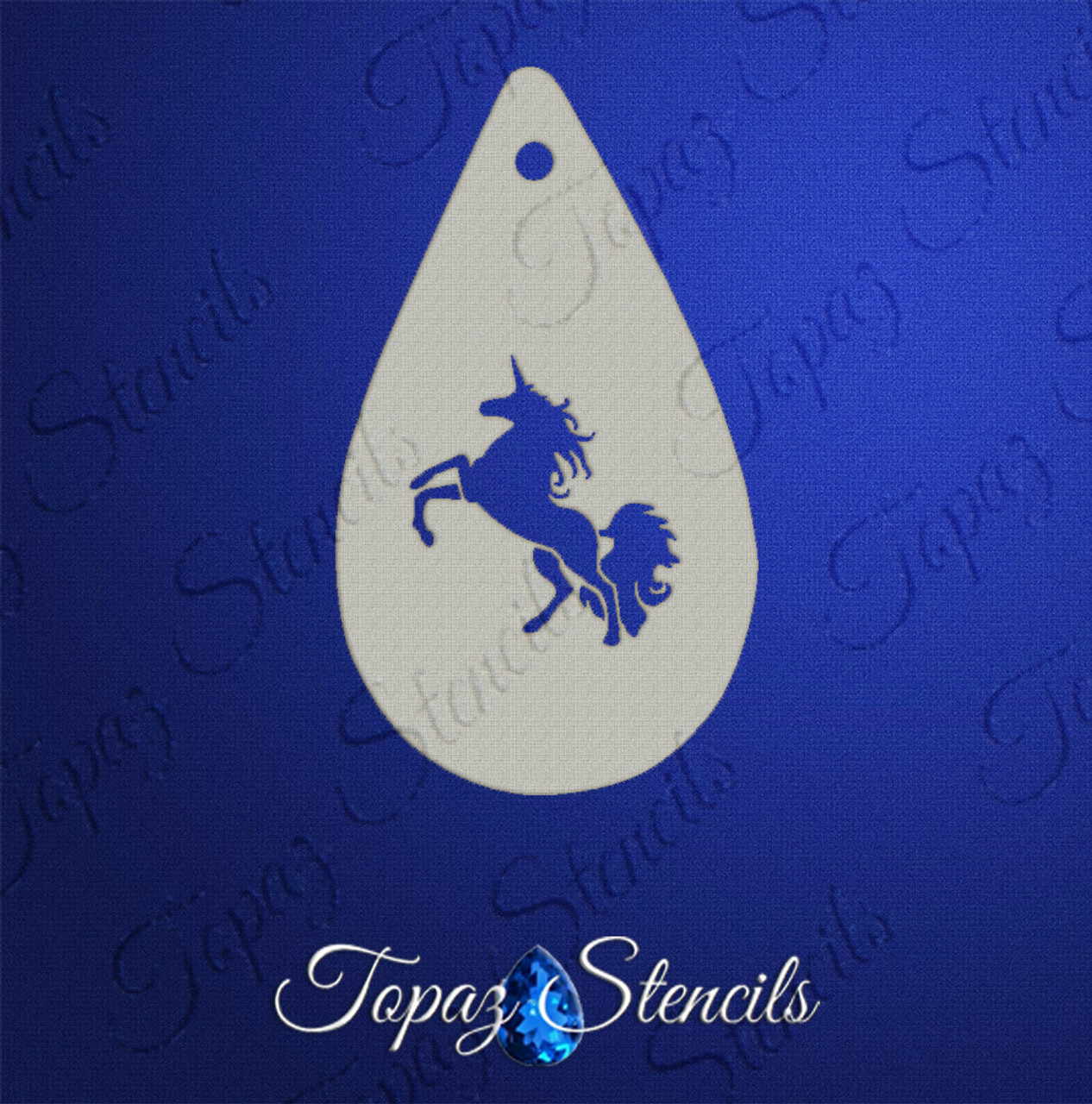 Unicorn - Topaz Stencil