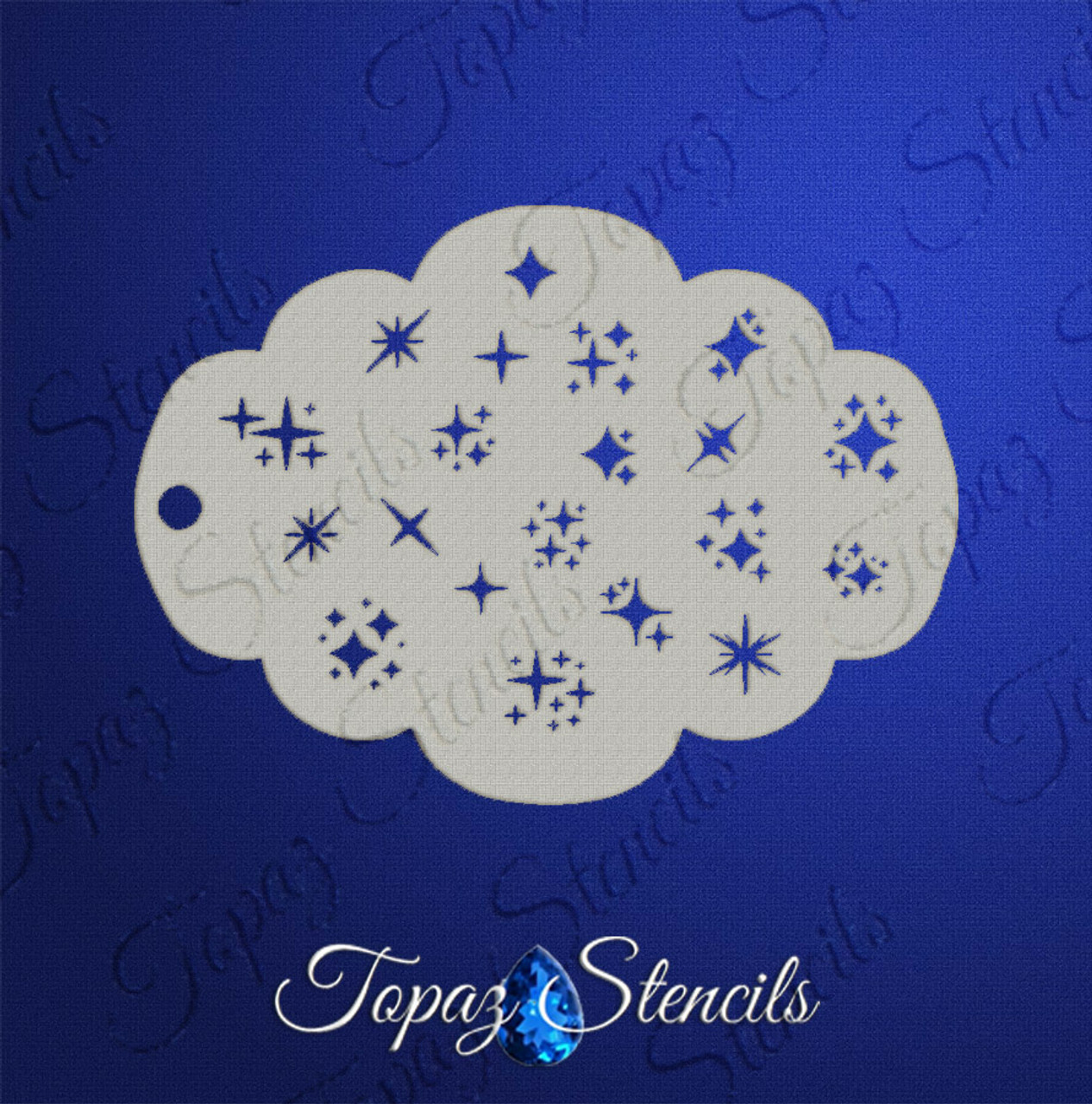 Bunch of Highlight Stars - Topaz Stencil