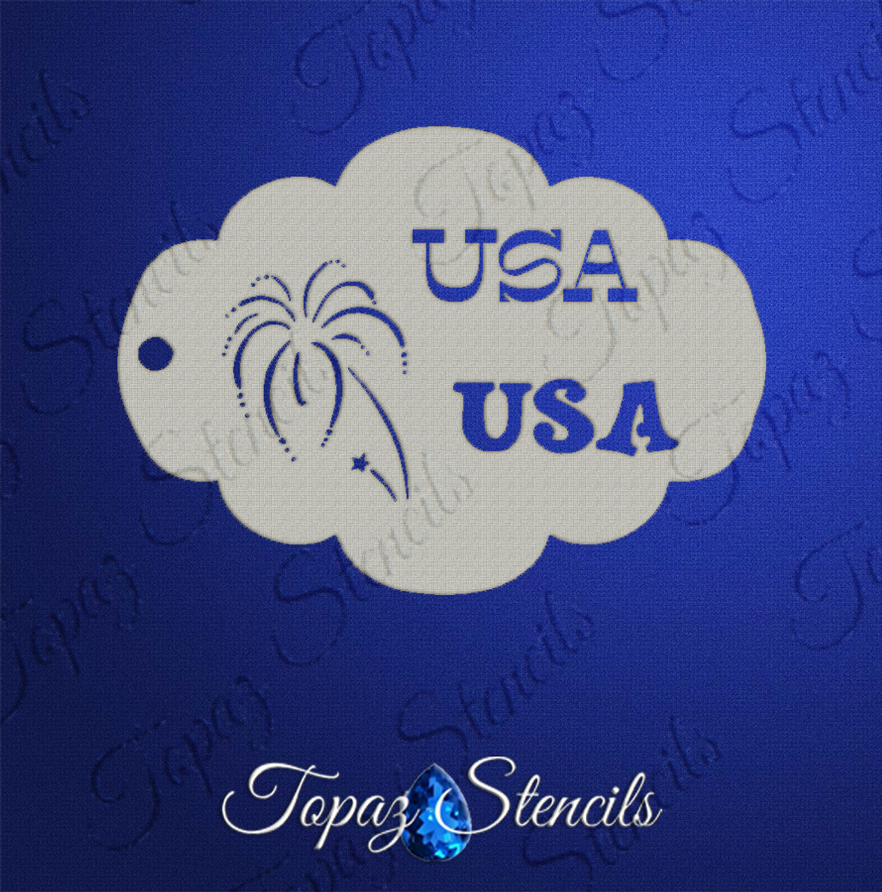 USA - Topaz Stencil