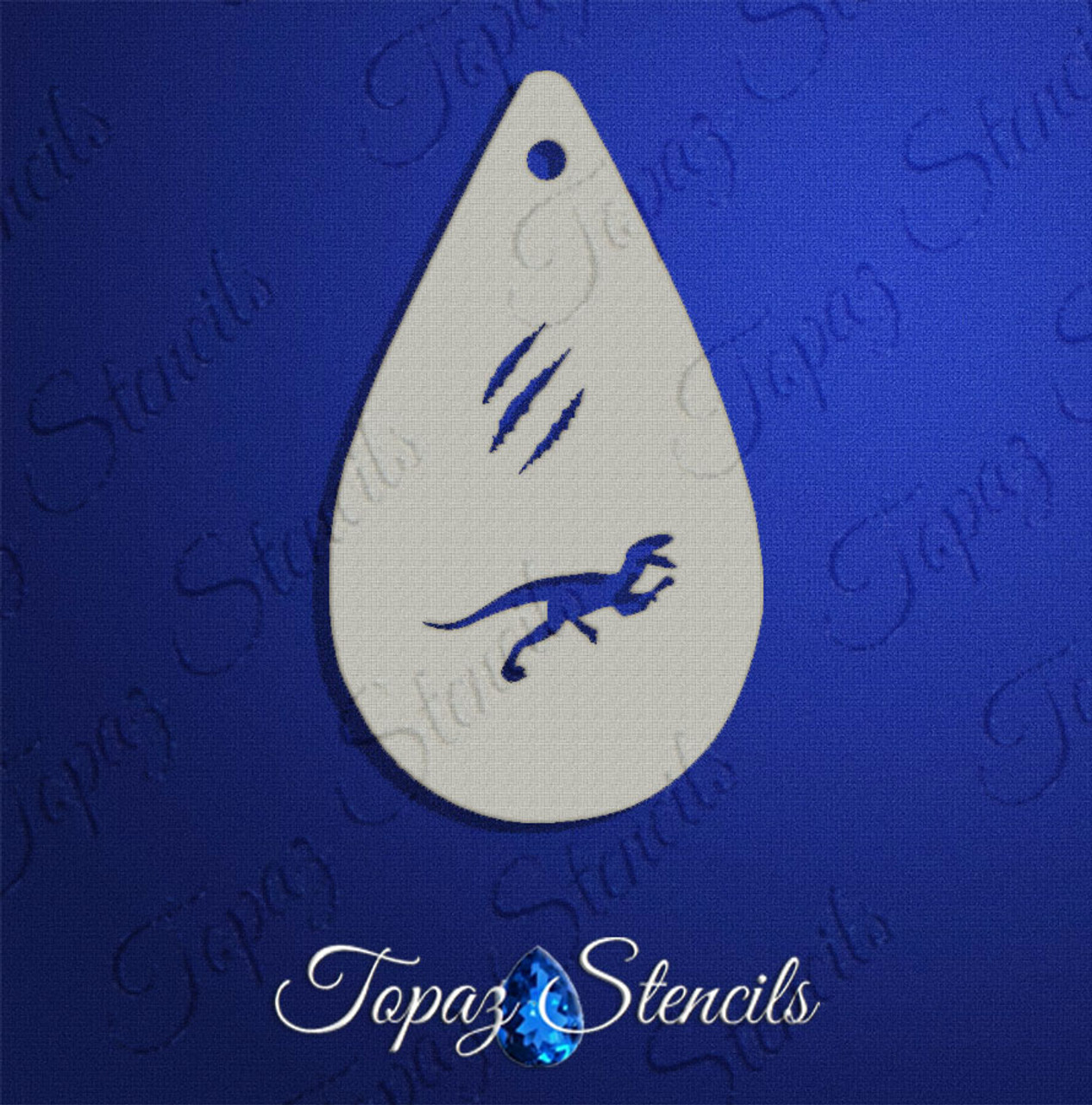 Velociraptor Claw Marks - Topaz Stencil