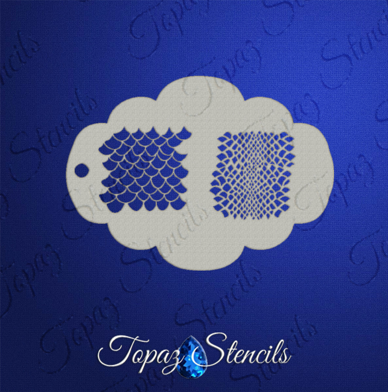 Reptile Scales Set 1  - Topaz Stencil