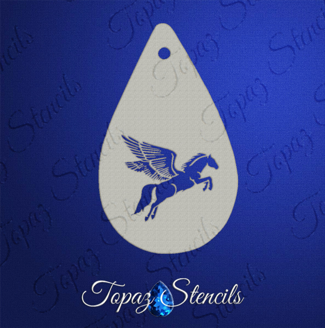 Flying Pegasus  - Topaz Stencil