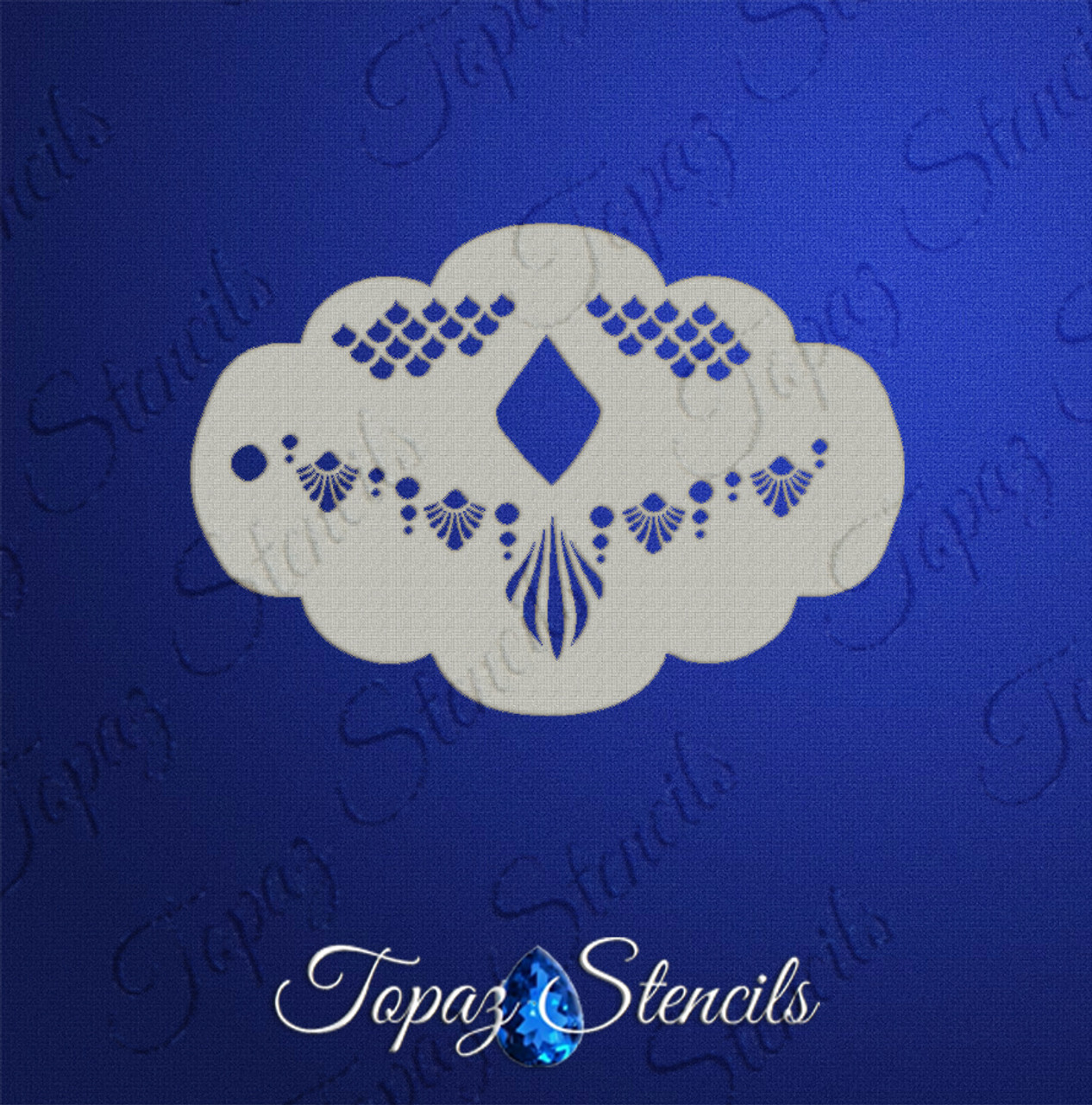 Ocean Princess Crown - Topaz Stencil