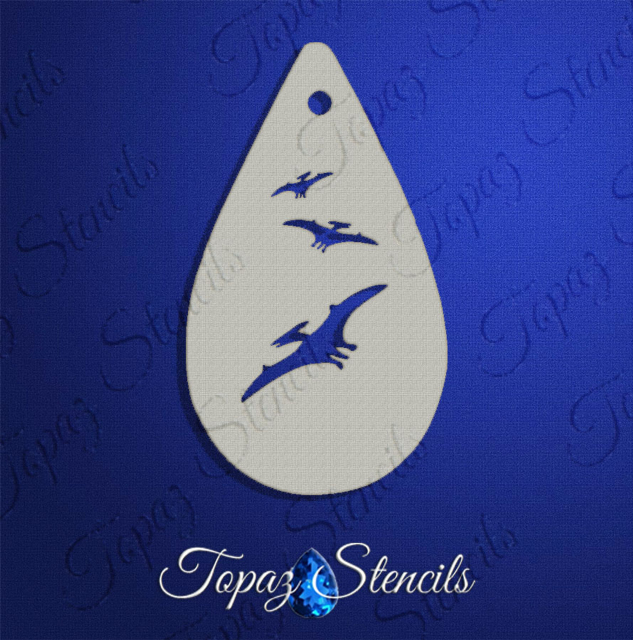 Pterosaurs - Topaz Stencil