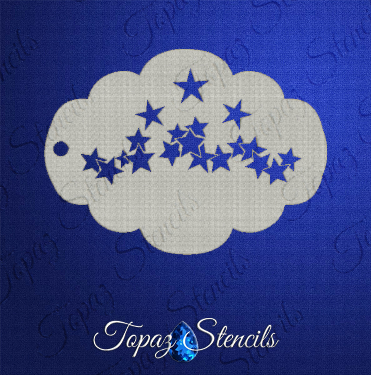 Stars Crown - Topaz Stencil