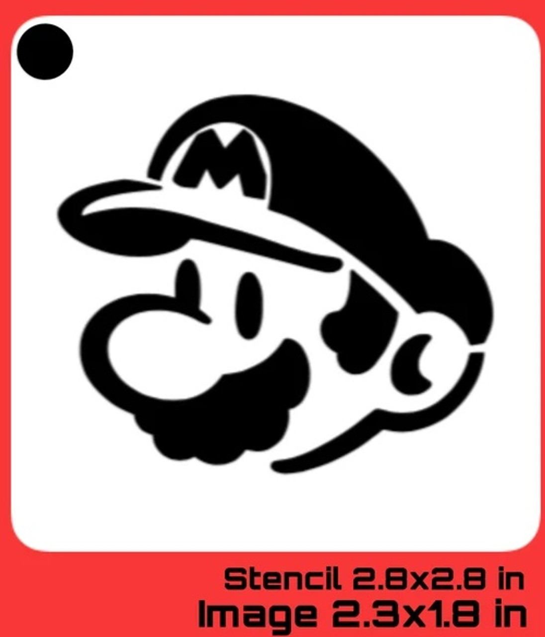 Mario Reuseable Stencil