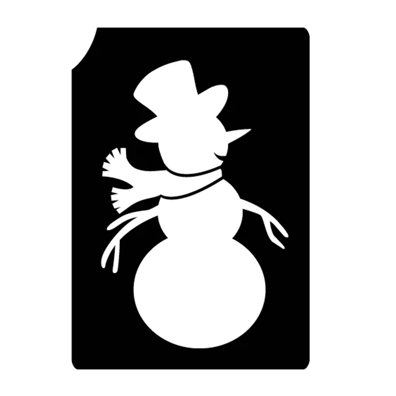 Snowman 5 pack - 3 Layer Stencil