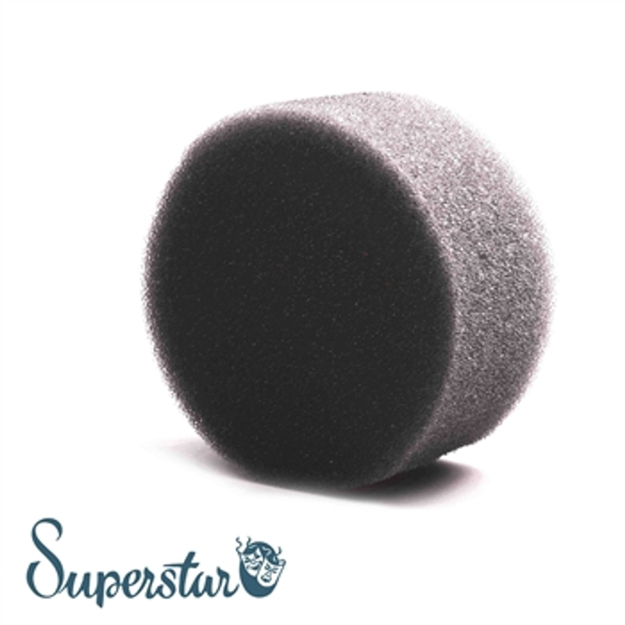 Superstar Eco Round Sponge - Dark Black