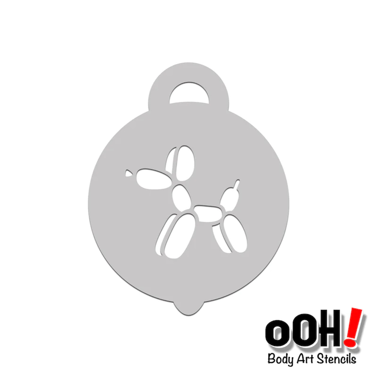 Balloon Dog Petite Ooh! Stencil