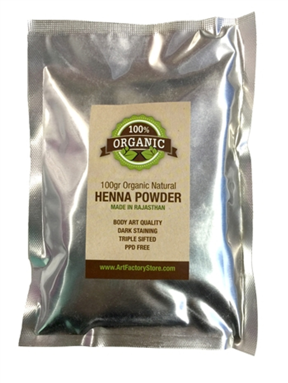 100g Organic Rajasthani Henna Powder 2020 Crop